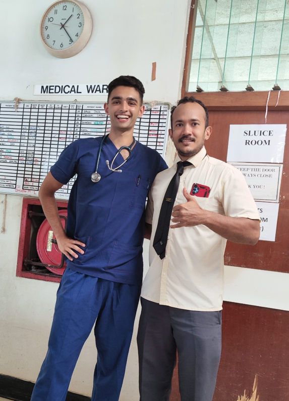 Dr. Kayvan and Dr. Sale